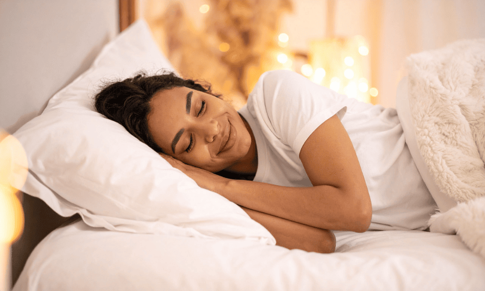 Illustration of the brain during deep sleep